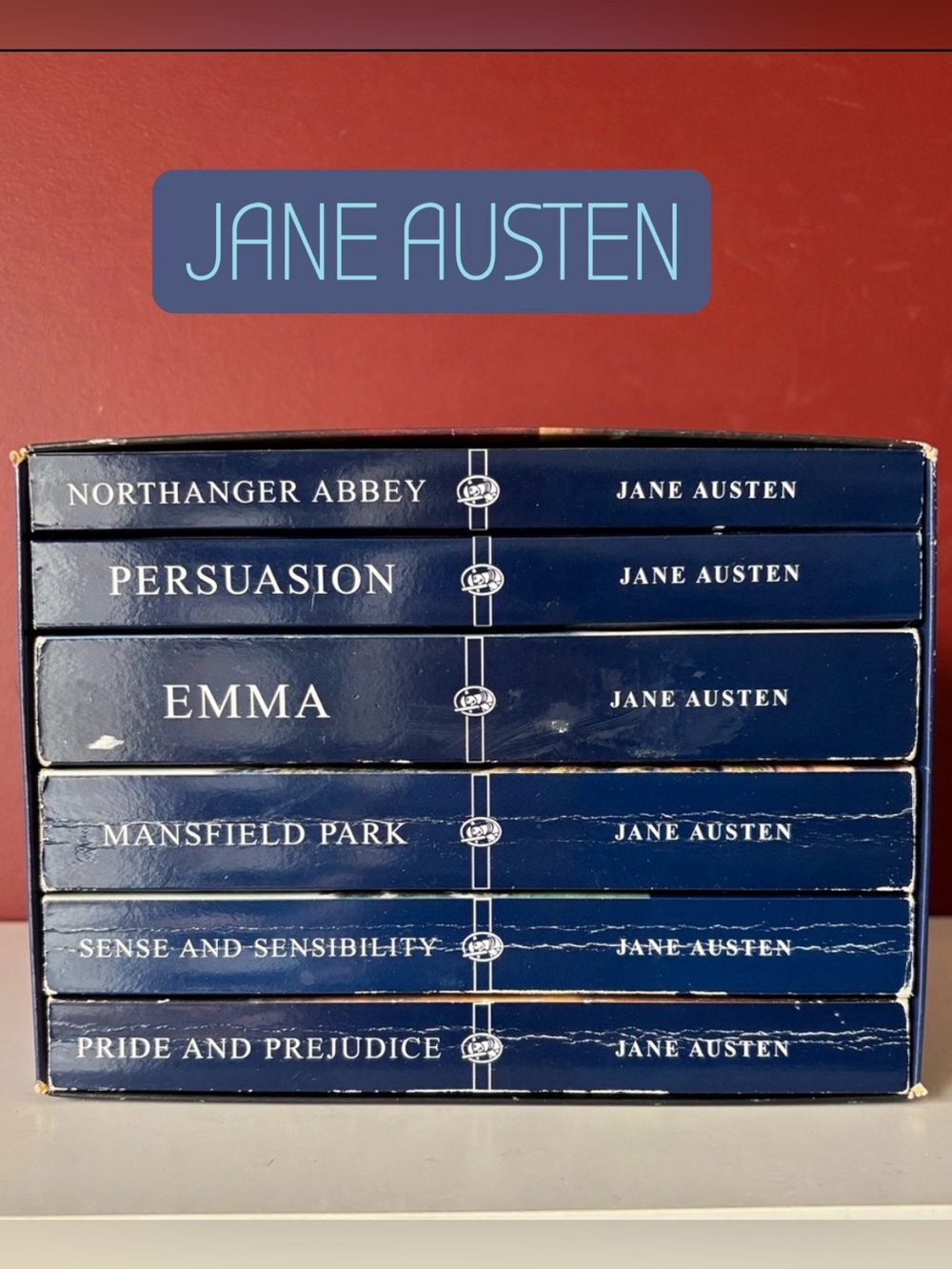 JANE AUSTEN 6 Volume Boxed Set Soft Cover Books